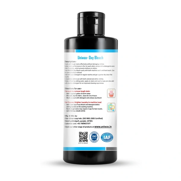 OXY BLEACH / color safe Non-Chlorine Bleach / Oxy Bleach for Stains - 200ml