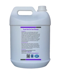 Uniwax color foam wash with wax colour foam car wash shampoo - 5kg, Purple