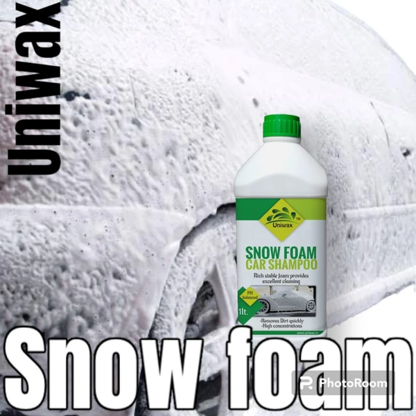 uniwax -snow foam shampoo With Wax Thick Foam - 5kg, white