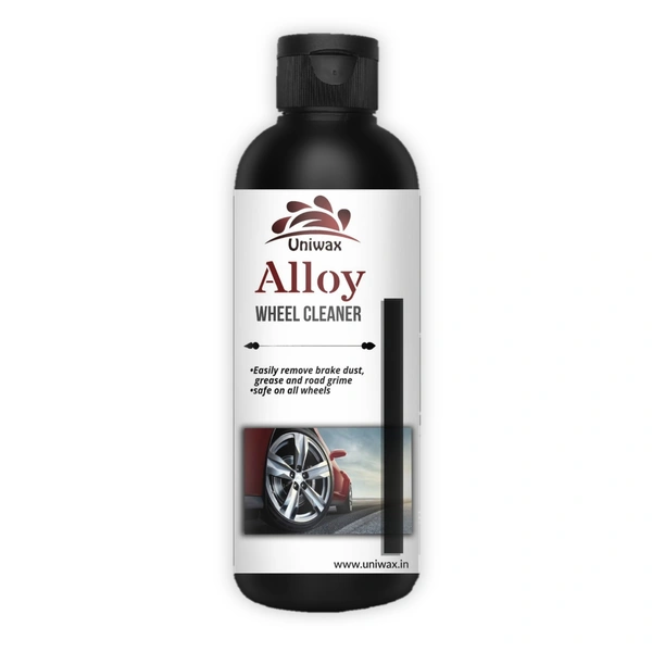 Uniwax Alloy Wheel Cleaner – Powerful Brake Dust & Grime Remover | Safe for All Wheels | Fast-Acting Spray for Deep Cleaning & Shine - 200ml