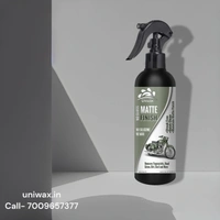 UniWax Matte Paint Automotive Polish – Non-Glossy Finish Protector for Cars & Bikes – UV & Dust Resistant Formula - 200ml