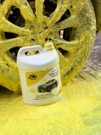 Uniwax color foam wash with wax colour foam car wash shampoo - 1kg, Yellow