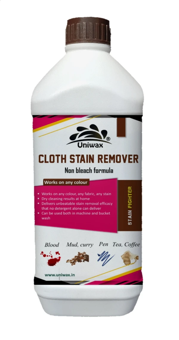 Uniwax cloth Stain Remover Kit 1kg each - 8kg- 9 pieces