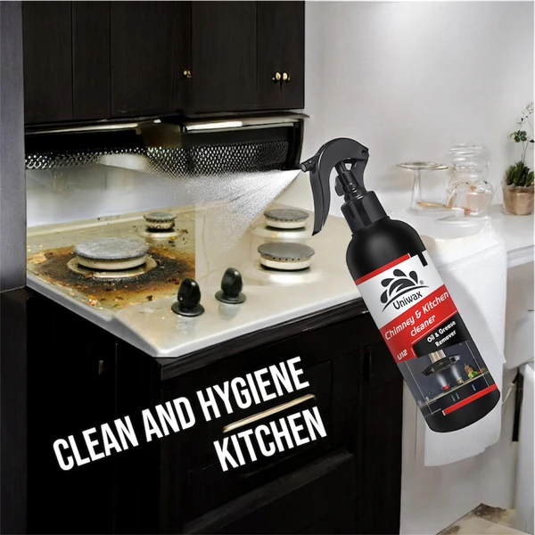 Uniwax Chimney and Kitchen Cleaner U12 remove tough grease, oil, and soot. - 200 ml