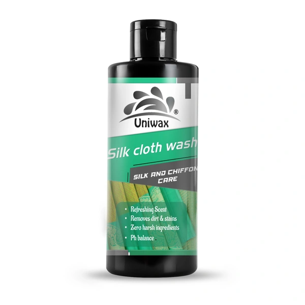Uniwax Silk Cloth Cleaner / Chiffon Wash / Ladies Suit Shampoo - 200 ml