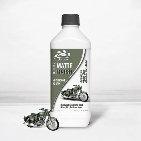 Uniwax Matte Paint Automotive Polish – Non-Glossy Finish Protector for Cars & Bikes – UV & Dust Resistant Formula - 1kg