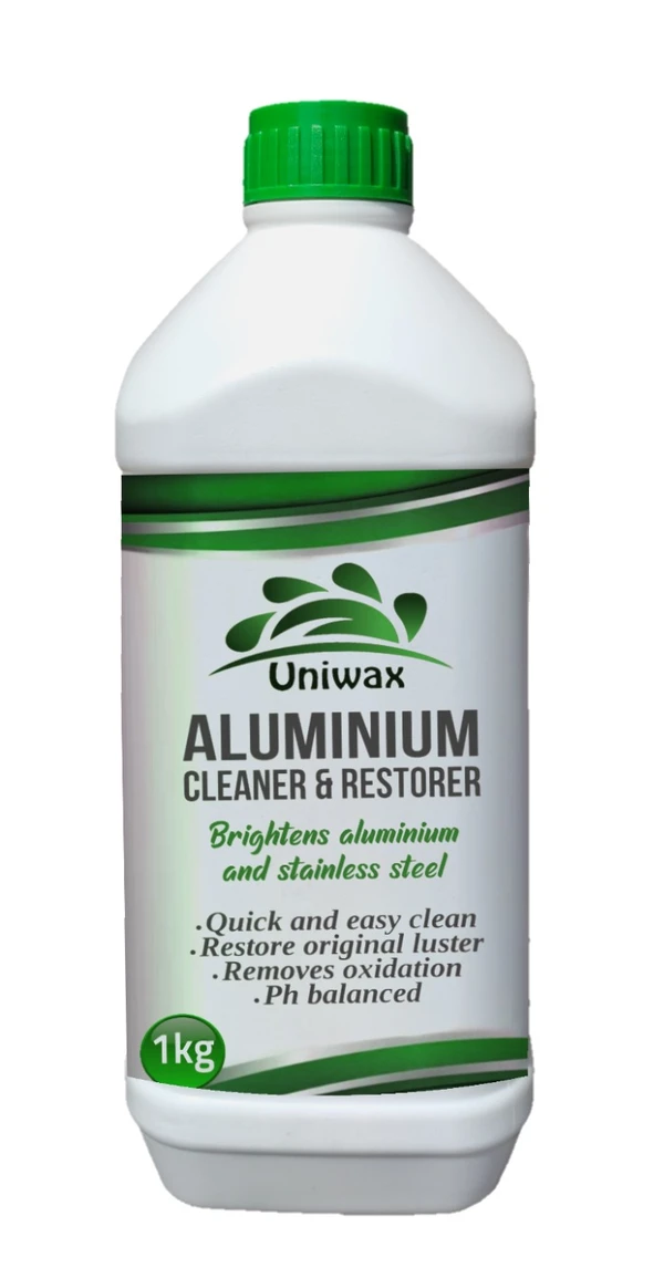 UNIWAX Aluminium Cleaner and Brightener | Remove Oxidation, Dust, Cement and Heavy Dust Particles | Clean & Restore - 1kg