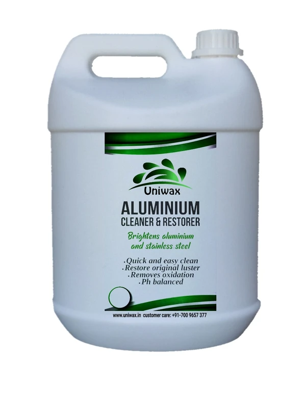 UNIWAX Aluminium Cleaner and Brightener | Remove Oxidation, Dust, Cement and Heavy Dust Particles | Clean & Restore - 5kg
