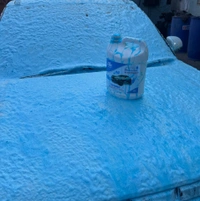 Uniwax Blue Foam Shampoo produces a thick, stable foam for superior cleaning. - 20 liter, Blue