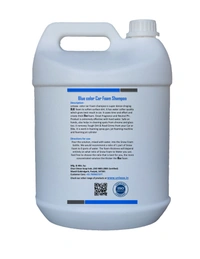 Uniwax blue color foam wash with wax colour foam car wash shampoo - 5kg, Blue