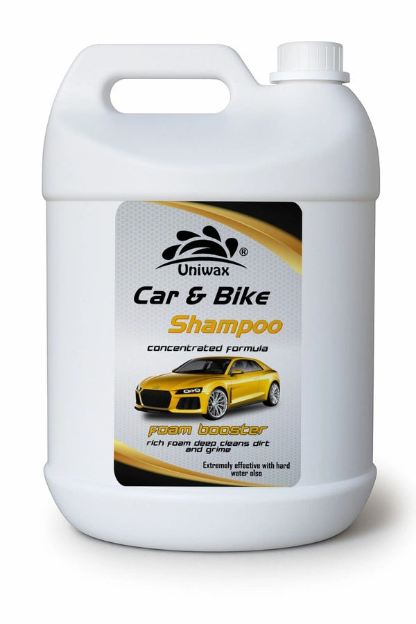 Uniwax Car & Bike Shampoo Foam-Rich Cleaner with Protective Wax Coating - 5kg