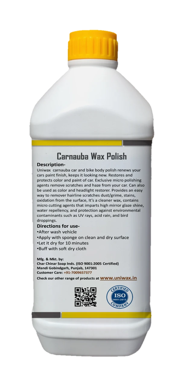 Uniwax car body polish / carnauba wax/ car polish  Hybrid Solutions Ceramic Polish - 1kg