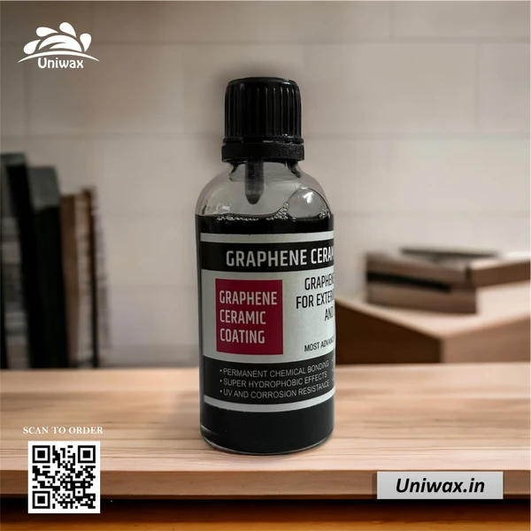 uniwax Graphene coating Sio2 Based High Gloss, Anti Scratch And Easy To Use - 50ml