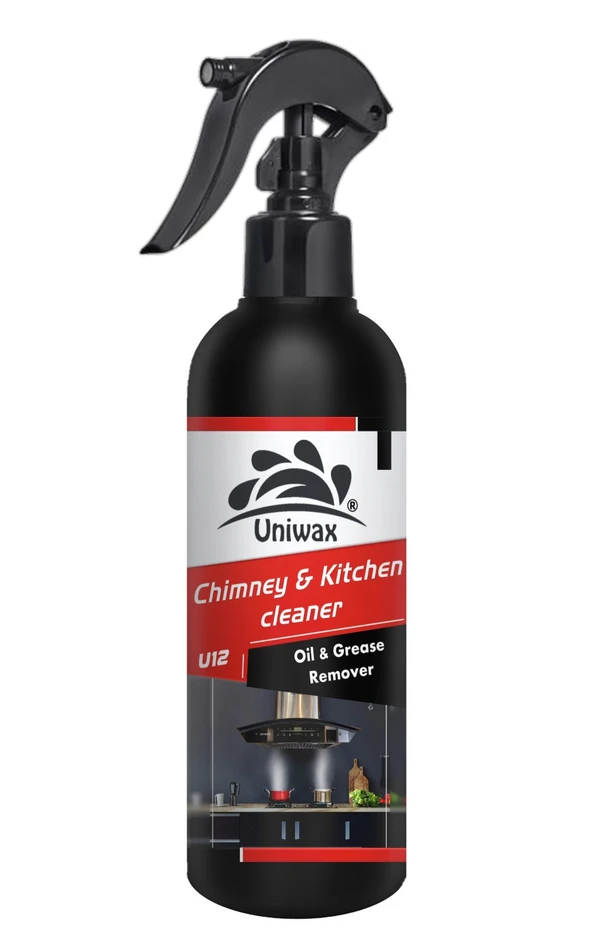 Uniwax Chimney and Kitchen Cleaner U12 remove tough grease, oil, and soot. - 200 ml