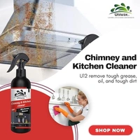 Uniwax Chimney and Kitchen Cleaner U12 remove tough grease, oil, and soot. - 5 liter