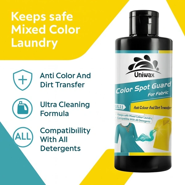 uniwax color spot guard anti-Dye Transfer Mixed Color Protector Color Safe - 200-gm