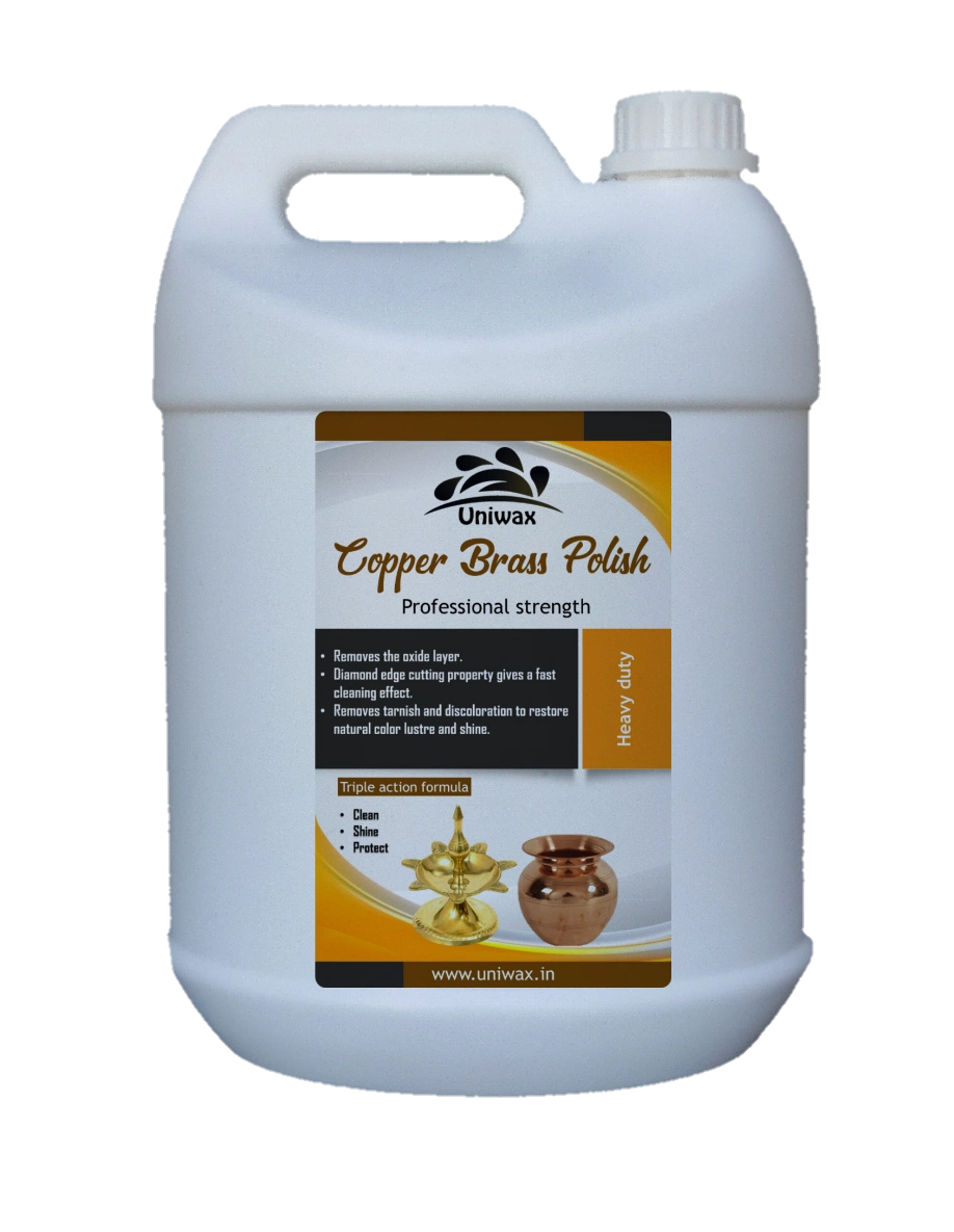 Uniwax Copper & Brass Cleaner – Instantly Removes Tarnish & Restores Shine – Gentle & Effective Metal Polish - 5kg