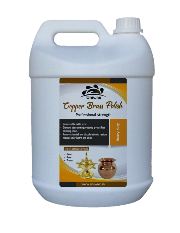 uniwax copper brass Uniwax Copper & Brass Cleaner – Instantly Removes Tarnish & Restores Shine – Gentle & Effective Metal Polish - 5kg
