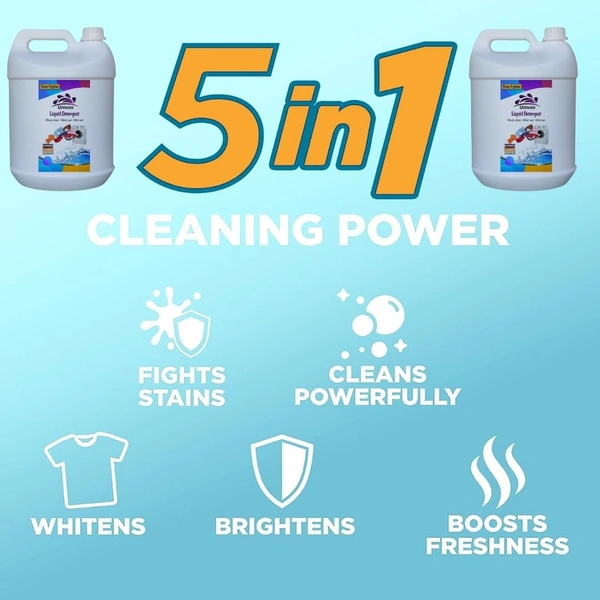 Uniwax Premium Liquid Detergent concentrated – Tough on Stains, Gentle on Clothes – Eco-Friendly, Long-Lasting Freshness - 1kg