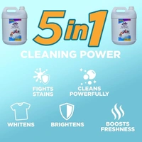 Uniwax Premium Liquid Detergent concentrated – Tough on Stains, Gentle on Clothes – Eco-Friendly, Long-Lasting Freshness - 5kg