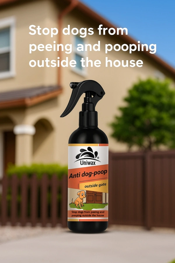 uniwax anti dog-poop / stop dogs from pooping or peeing outside gates / Street dog repellent / Stop Doing Potty - 200 ml