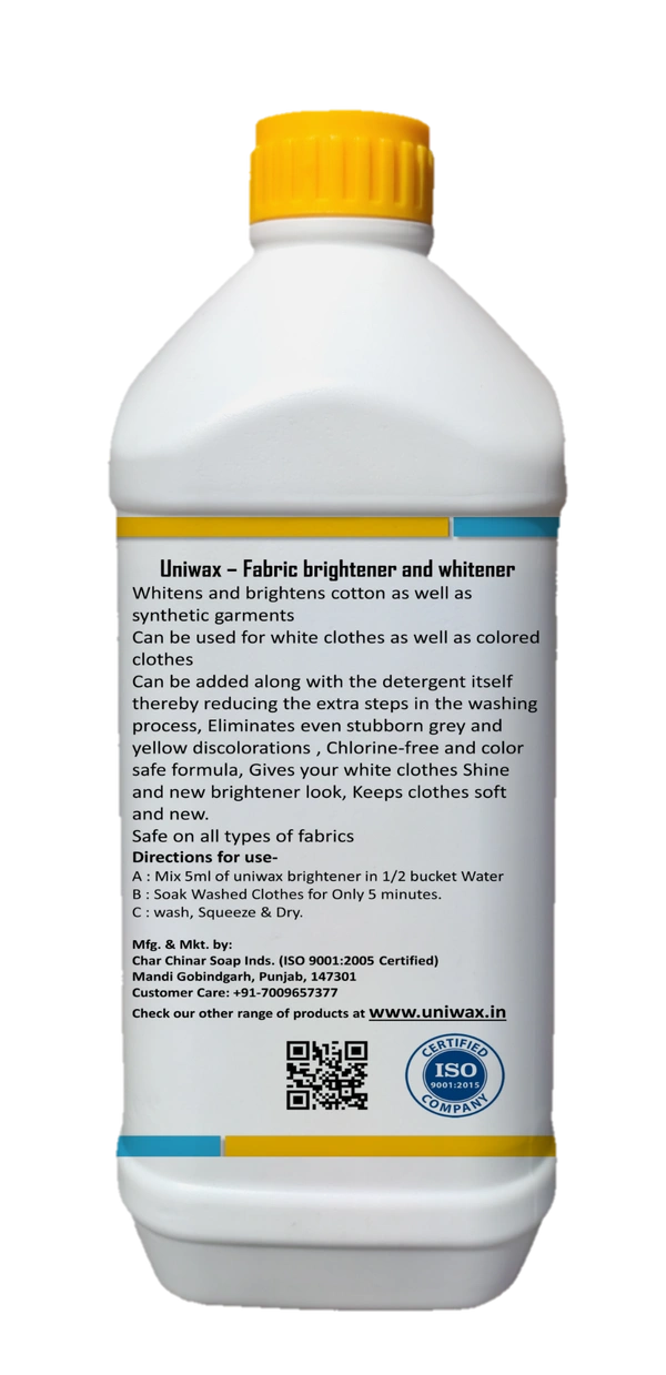 Fabric brightener and whitener - 1 liter