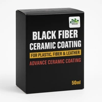 Uniwax Black Fiber Ceramic Coating | Advanced 9H Protection with Deep Gloss Finish | Water, Dust & UV Resistant Nano Shield for Car, Bike, Plastic & Metal Surfaces | Long-Lasting Shine - 50ml