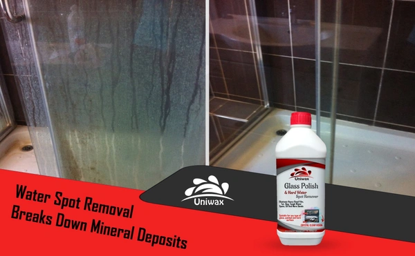 UniWax Glass Polish – Hard Water Stain Remover & Glass Cleaner – Restores Clarity & Shine - 5kg