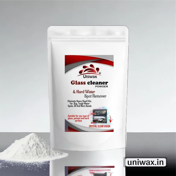 Glass cleaner powder glass hardwater remover and car headlight cleaner removes yellowish