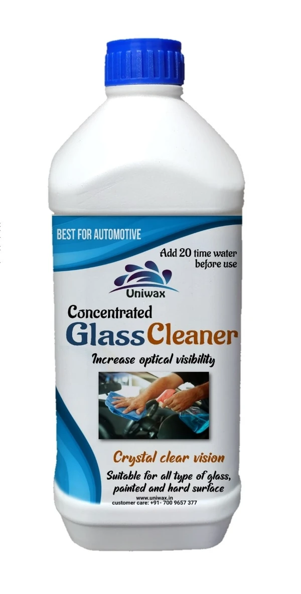 uniwax glass cleaner concentrate 1:20, 1 liter makes 20 liter - 1kg