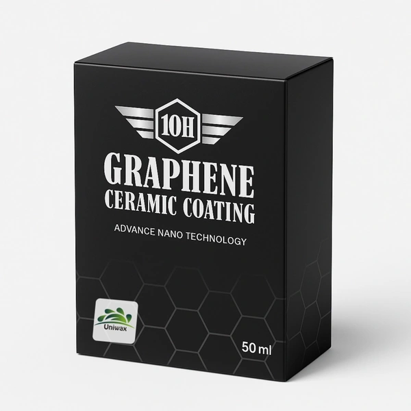 Uniwax Advanced Nano-Tech Graphene Ceramic Coating 50ml | High Gloss & UV Shield | Car & Bike Surface Protection Solution