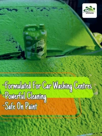 Uniwax Colour Foam Shampoo – High-Foam Car Wash for Deep Cleaning & Vibrant Shine – Paint Safe & Streak-Free - 5kg, Green