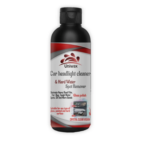 uniwax headlight cleaner spray / headlight restore for Cloudy, Dull, Yellowed headlights - 200 ml