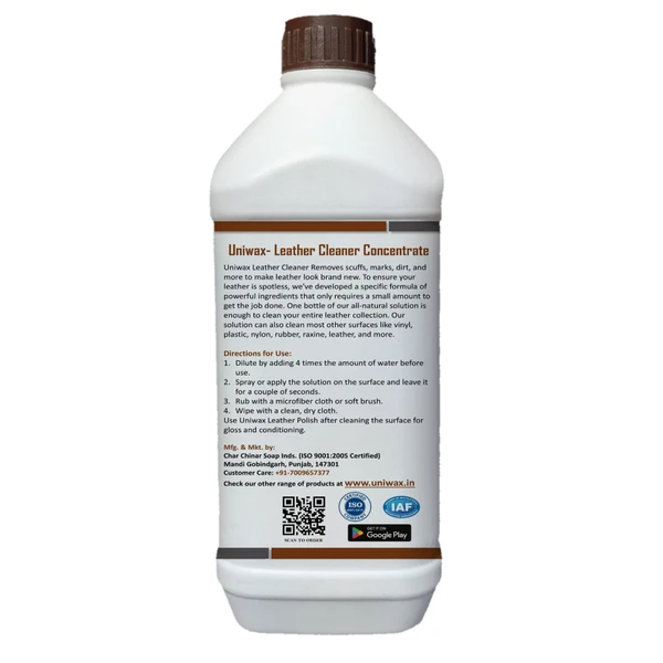 leather cleaner concentrate Leather restoration products - 1kg