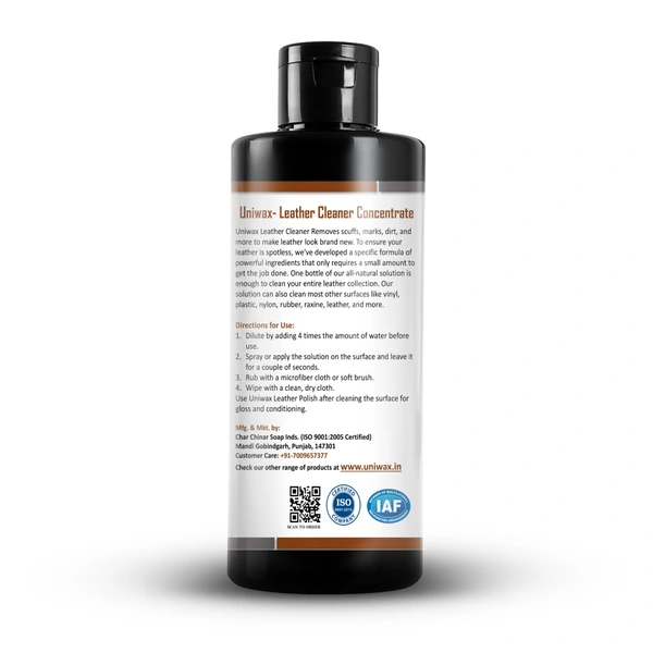 Leather Cleaner Concentrate Leather Stain Remover - 200ml