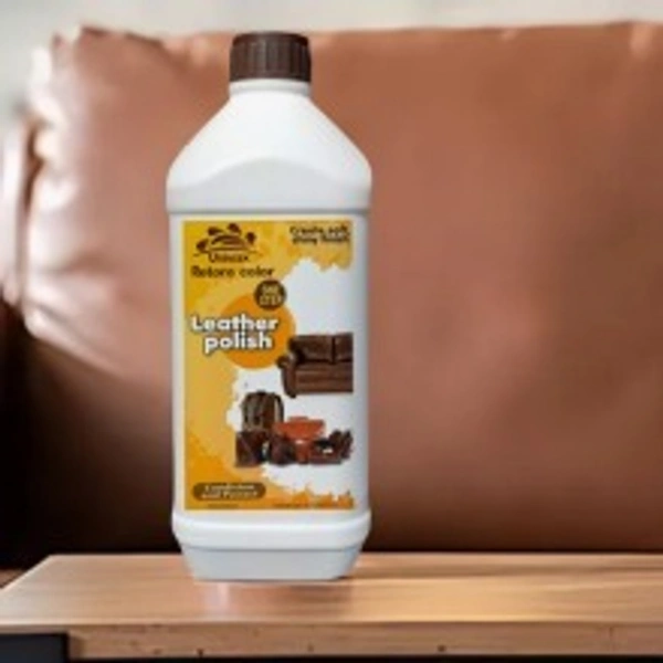 Premium Leather Polish & Conditioner | Natural Color | Restores Shine, Softness & Protection | Suitable for Bags, Shoes, Jackets, Sofas & Car Seats - 5kg