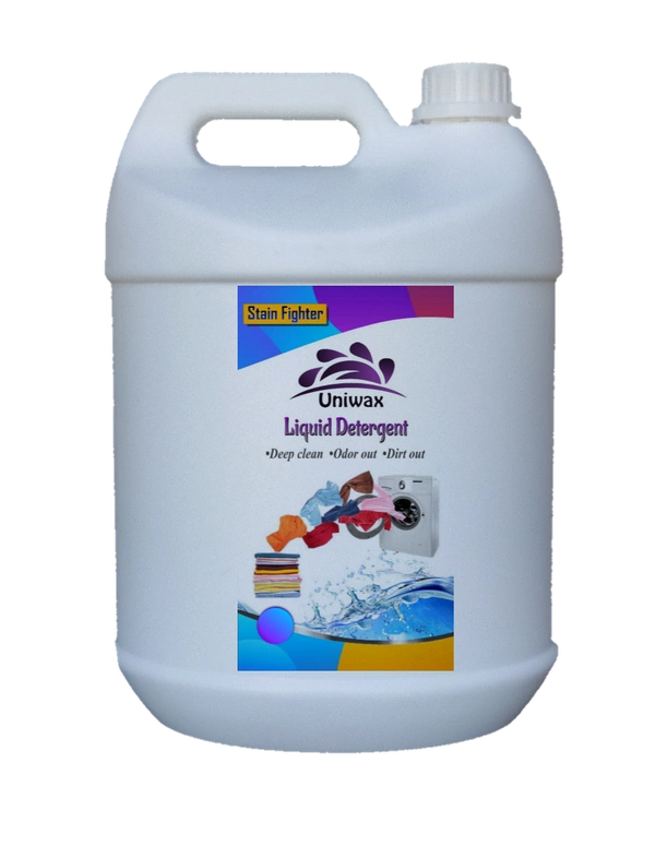 Uniwax Premium Liquid Detergent concentrated – Tough on Stains, Gentle on Clothes – Eco-Friendly, Long-Lasting Freshness - 5kg