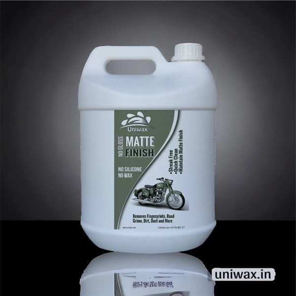 UniWax Matte Paint Automotive Polish – Non-Glossy Finish Protector for Cars & Bikes – UV & Dust Resistant Formula - 1kg