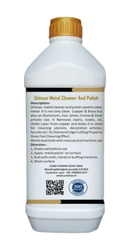 Uniwax Metal Polish – Removes Tarnish, Rust & Oxidation for Stainless Steel, Brass, Copper & More - 1kg
