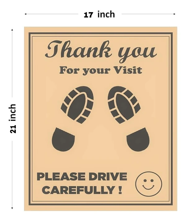 Car Foot Paper Mat 43*51cm