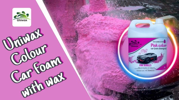 Colorful Car Foam Shampoo – Bright Blue, Green, Pink & Orange Foam for a Deep Clean - 4 can 4kg