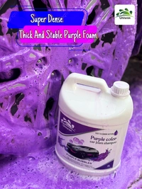 uniwax purple colour foam shampoo with wax / Produces Thick Coloured Foam Car Washing Liquid - 1 kg, Purple
