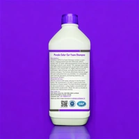 uniwax purple colour foam shampoo with wax / Produces Thick Coloured Foam Car Washing Liquid - 1 kg, Purple