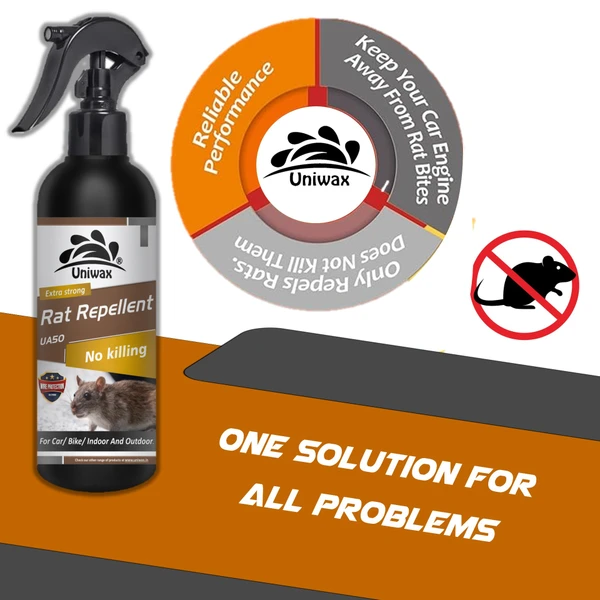 Rat repellent Highly Effective Protect Wires In Car, Bike & Outdoor Utilities Non Toxic Only Repels