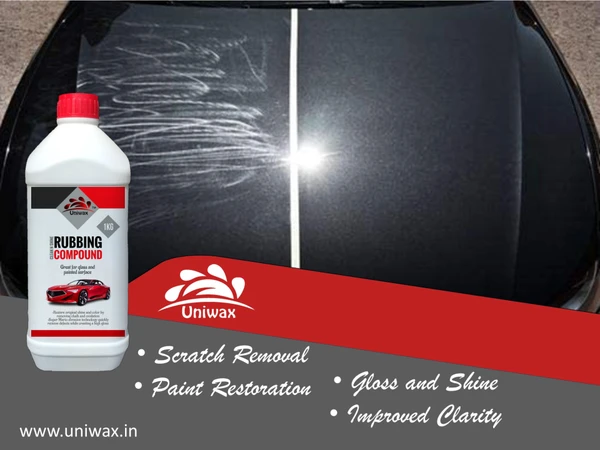uniwax rubbing compound For Car Paint Finishing Scratch Remover - 200gm