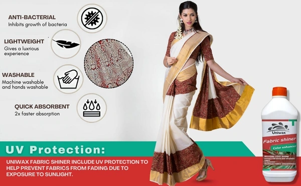 Fabric shiner / color enhancer / Saree polish uniwax - 5kg