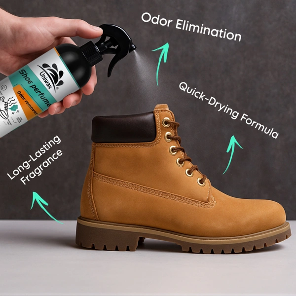 Uniwax Shoe Perfume / Odor remover instant shoe fresh spray perfect for gym shoes, sneakers, and boots - 200ml