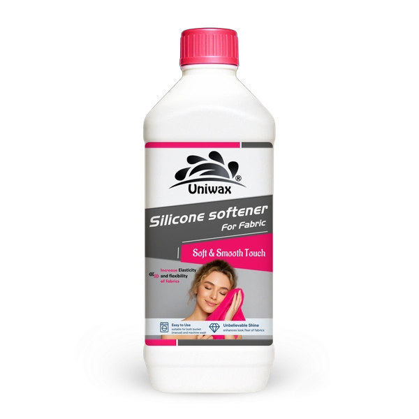 Silicone fabric softener / smooth and shiny fabric finish / long-lasting softness, Reduces ironing effort - 1 KG