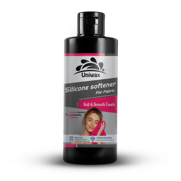 Silicone fabric softener / smooth and shiny fabric finish / long-lasting softness, Reduces ironing effort - 200 GM