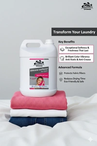 Silicone fabric softener / smooth and shiny fabric finish / long-lasting softness, Reduces ironing effort - 1 KG
